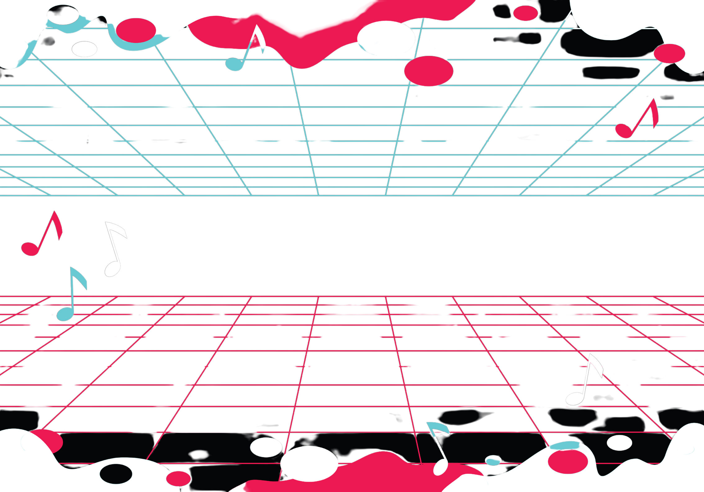 Abstract glitch TikTok background. Vector illustration. Abstract